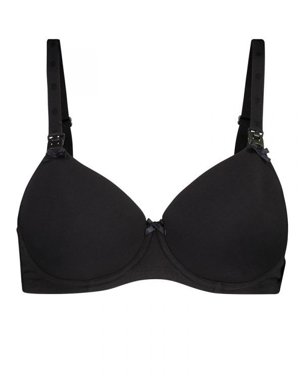 Sutien alaptare bumbac negru Noppies