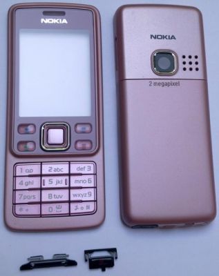 Carcasa Nokia 6300 PINK ( ROZ ) ORIGINALA COMPLETA SIGILATA