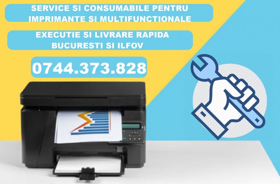 Reparatii imprimante copiatoare Bucuresti Cosmopolis.