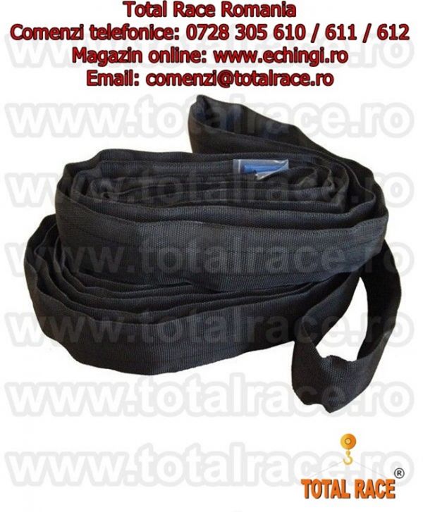 Chingi textile circulare negre 1 tona 1 metru