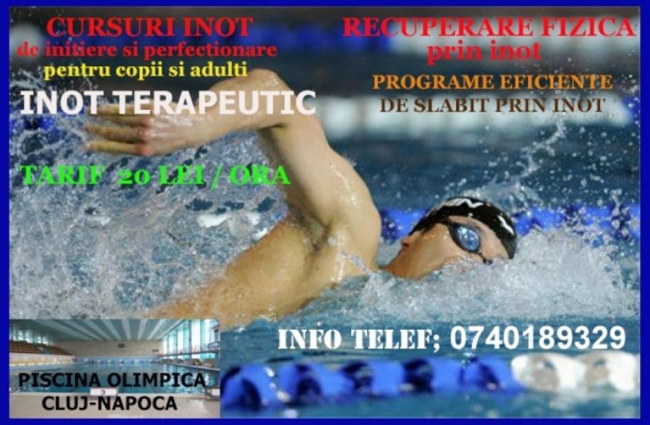 Cursuri de inot si perfectionare pentru copii si adulti