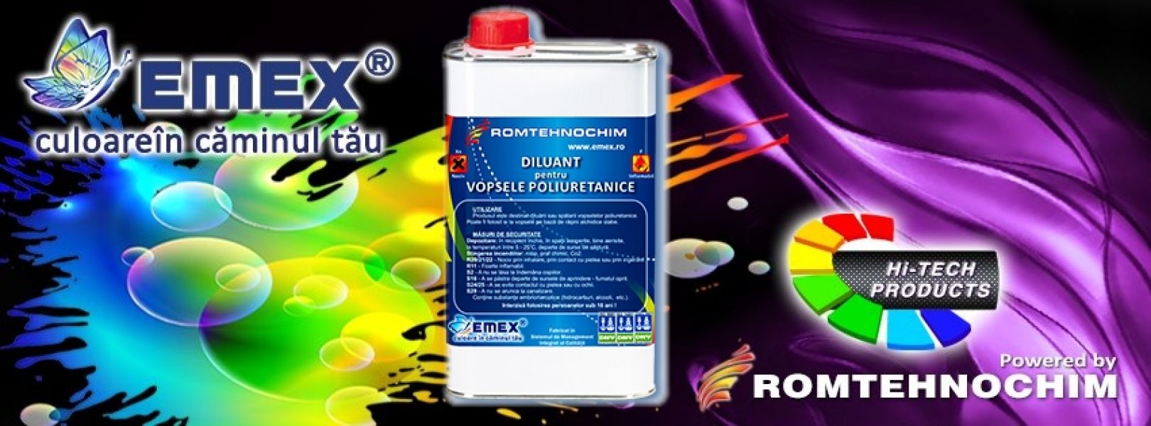 Diluant pentru Vopsele Poliuretanice EMEX - 17  Ron/Litru
