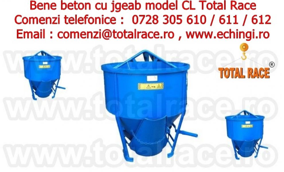 Bene beton cu descarcare centrala Total Race