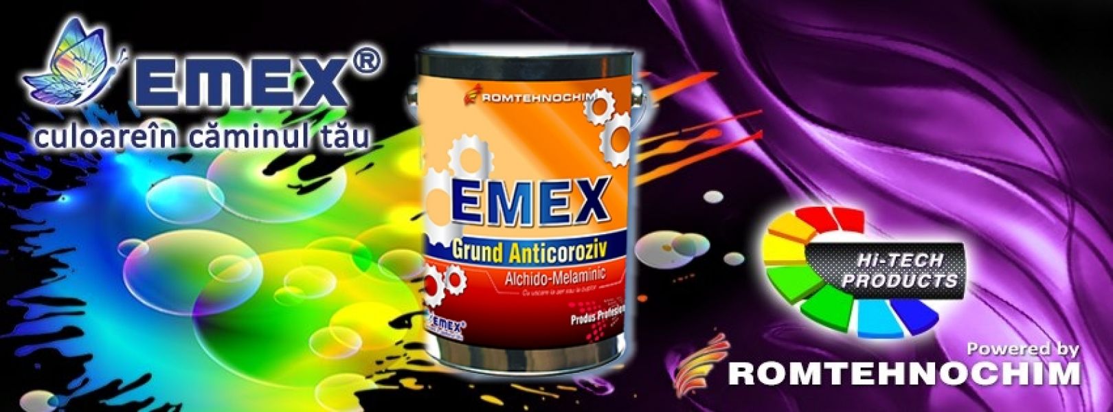 Grund Anticoroziv de Cuptor Alchido-Melaminic EMEX - 16.30 Ron/Kg  Rosu