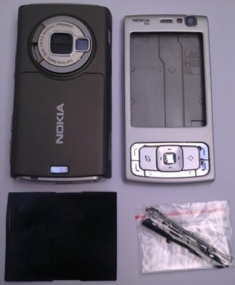 Carcasa Nokia N95 SILVER ( ARGINTIE ) ORIGINALA COMPLETA SIGILATA