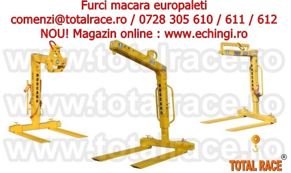 Furci macara productie Olanda si Italia la Total Race
