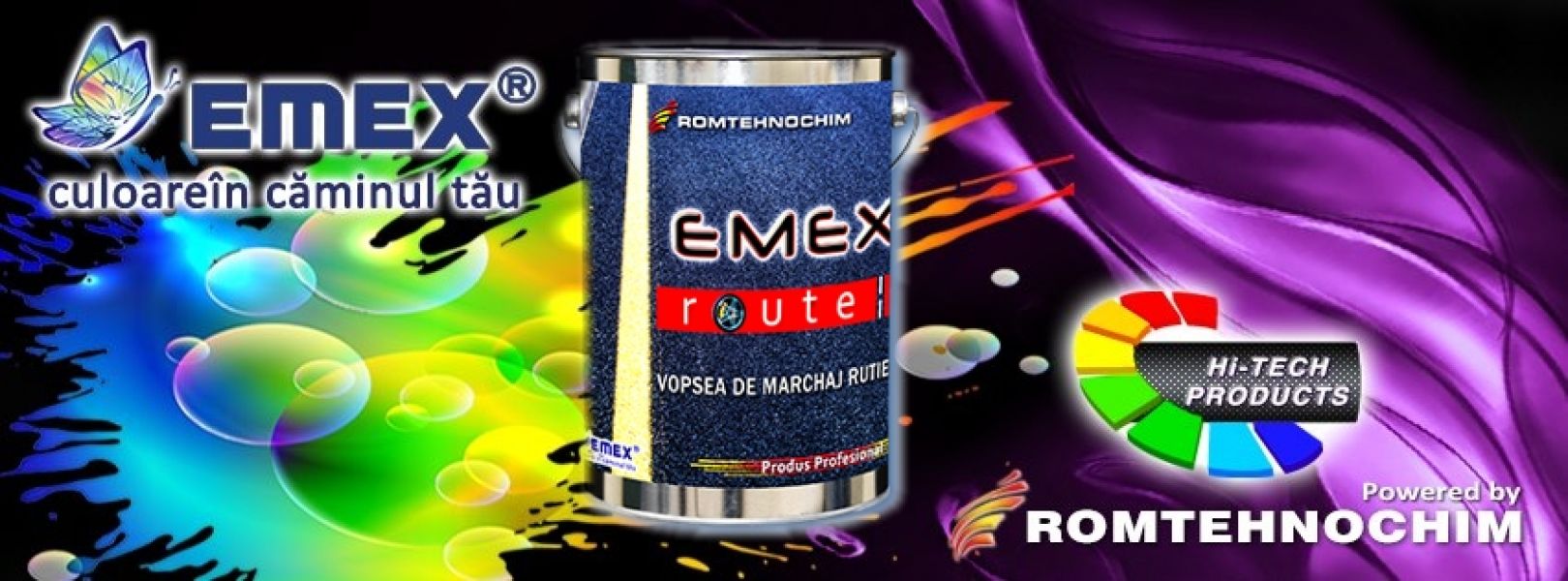 Vopsea de Marcaj Rutier EMEX ROUTE - 10.90  Ron/Kg  Alb