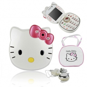 Telefoane Hello Kitty dual sim 1.3mpx Bluetooth Radio Fm 