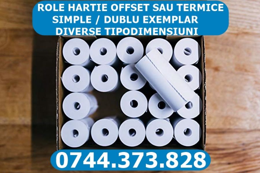 Role de hartie termice 0744373828 in diverse tipodimensiuni.