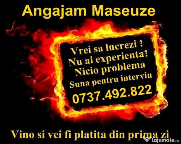 Angajam Maseuze Salon Bucuresti Sector 3