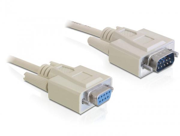 Cablu serial RS-232 Sub-D9 tata - mama, 2 m - 84064