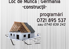 Muncitori in constructii Germania/Belgia.