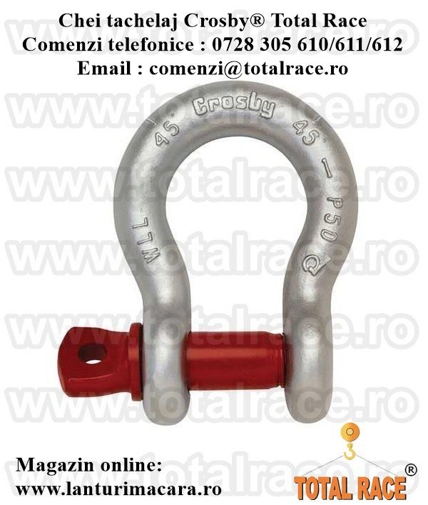 Cheie tachelaj omega cu bolt filetat G209 Crosby Total Race