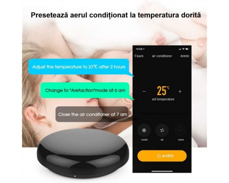 Telecomanda smart WiFi inlocuieste telecomanda