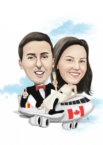 Caricaturi si portrete la comanda