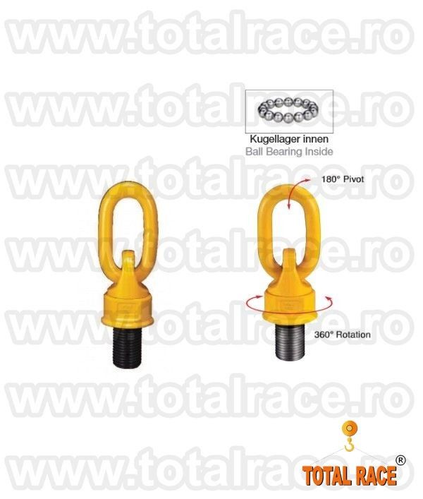 Inele de ridicare rotative grad 100 model WBO Total Race