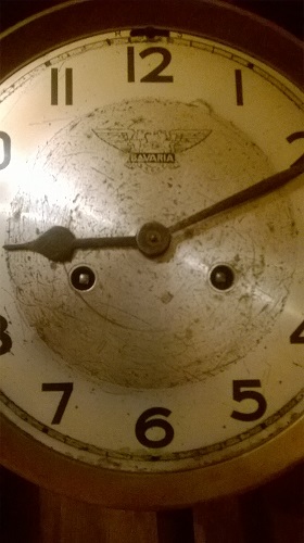 Ceas vechi 150 de ani, cu pendul si ciocanele firma bavaria
