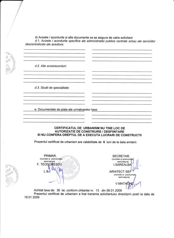 Teren Crevedia 3500mp..2.9e/mp