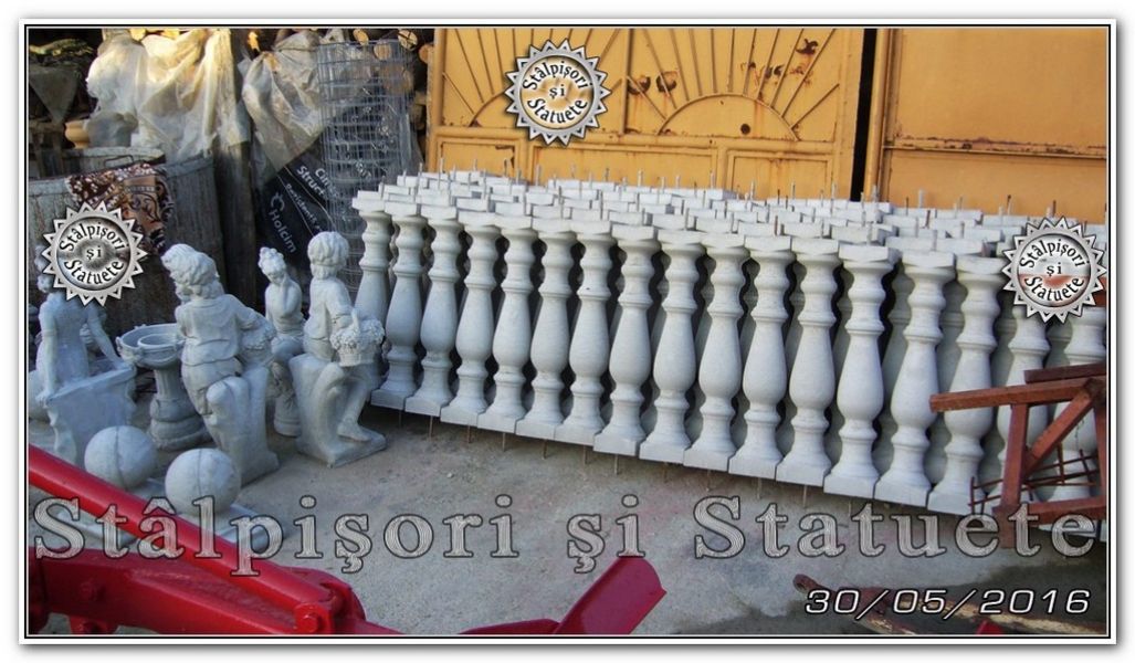 Stalpisori, balustri, din beton, model B2.