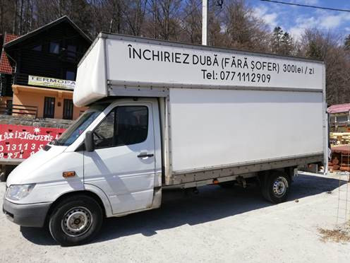 Duba Mercedes Sprinter de inchiriat