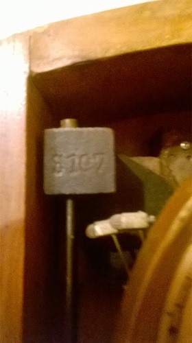 Ceas vechi 150 de ani, cu pendul si ciocanele firma bavaria
