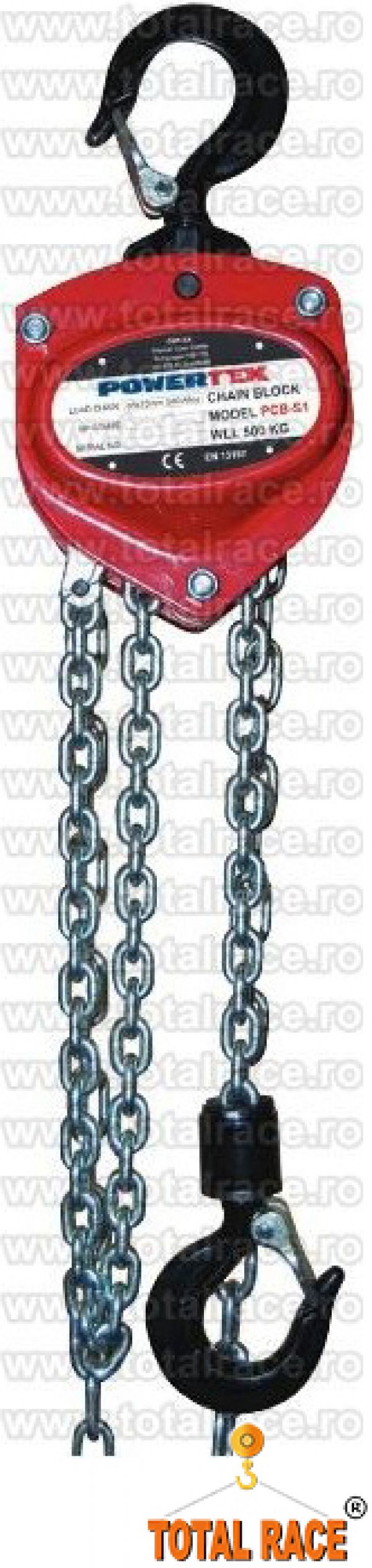 Palan mecanic cu lant  Total Race