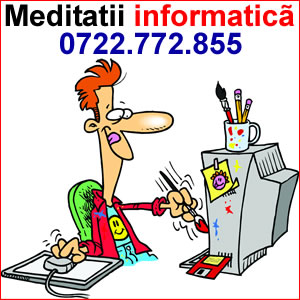 Meditatii INFORMATICA, pregatire bacalaureat, proiecte de licenta, pagini web