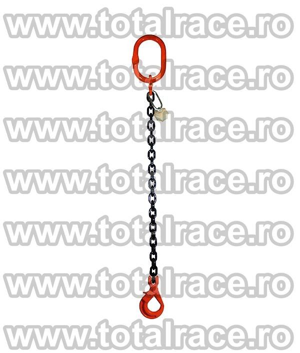 Dispozitiv de lant cu 1 brat si cheie de tachelaj omega