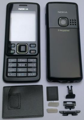 Carcasa Nokia 6300 Black ( NEAGRA ) ORIGINALA COMPLETA SIGILATA