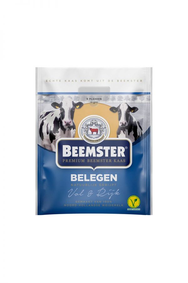 Branzeturi olandeze Beemster Jong branza felii 150g