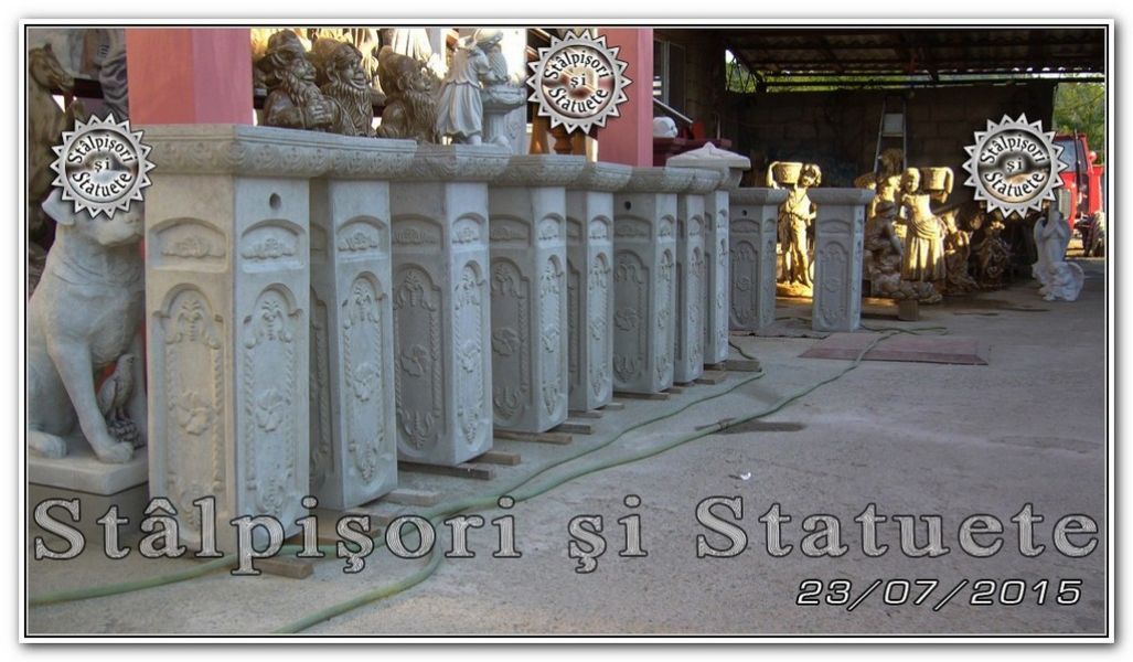 Stalp sustinere garduri din beton model S11.