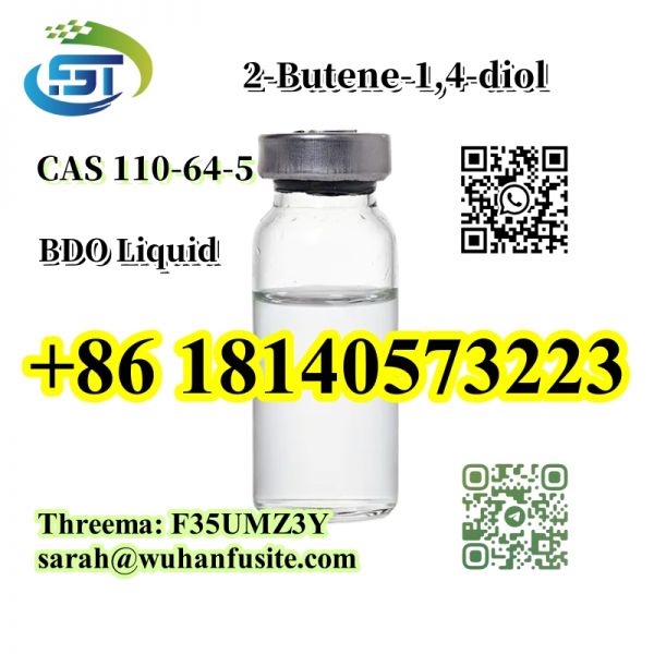 100% Safe Delivery CAS 110-64-5 BDO Liquid 2-Butene-1,4-diol C4H8O2 in Stock