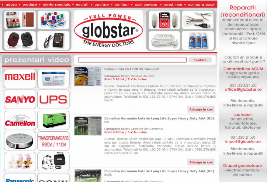 Importam acumulatori, baterii, UPS-uri, stabilizatoare, bec