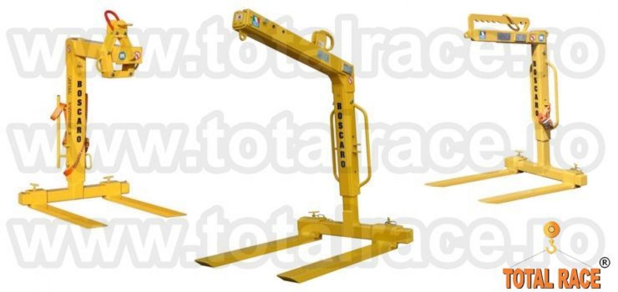 Furci macara profesionale oferite de Total Race