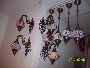 Vand lampa turceasca cu lumini si aparat de cafea cu nisip turcesc 0733972939