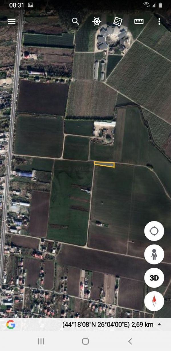 Teren INTRAVILAN cu Dubla Deschidere 107 ml, 1 DECEMBRIE-IF