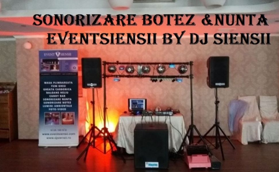 Dj nunta, dj botez, lumini ambientale, mese plimbarete, fum greu