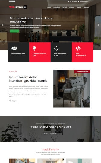 Creare site wev