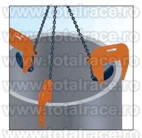 Lanturi cu 3 ramuri si clesti ridicat tuburi sisteme de canalizare