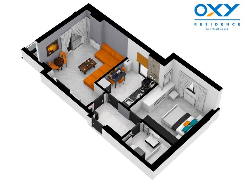 RAHOVA ANTIAERIANĂ 2 CAMERE TIP A *DISCOUNT 10.500 