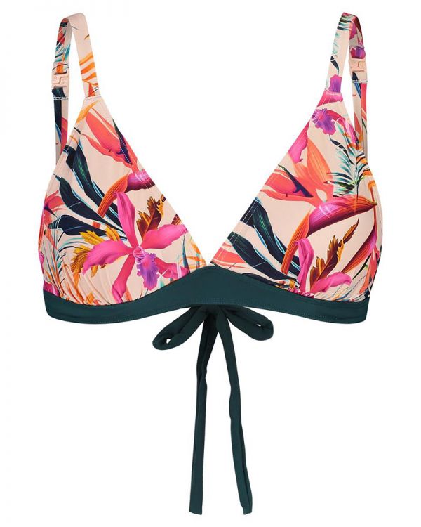 Sutien pentru plaja Nadine Tropical Floral Noppies