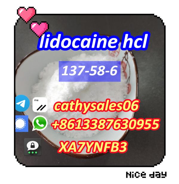 99.9% Purity of Lidocaine HCl Powder for Pain Free CAS 137-58-6
