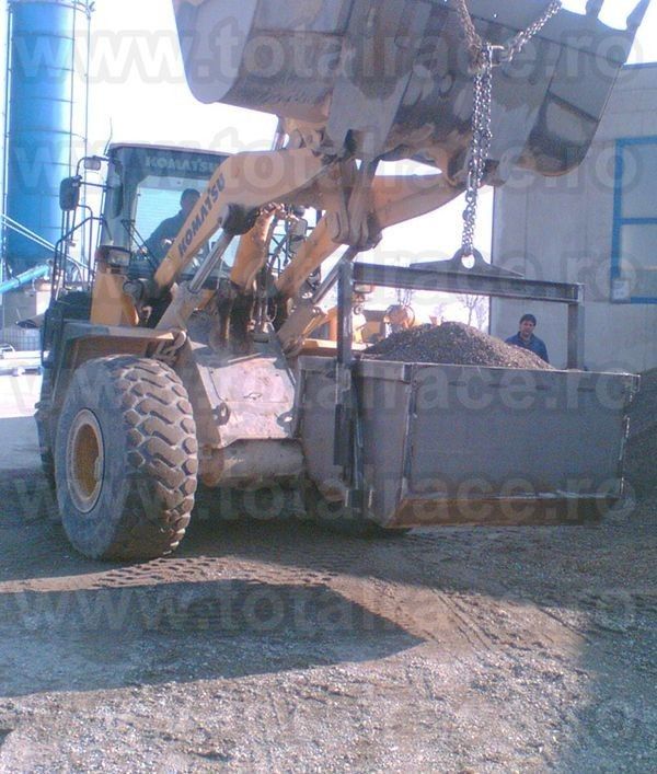 Bene macara autodescarcare Bena basculabila Haba metalica