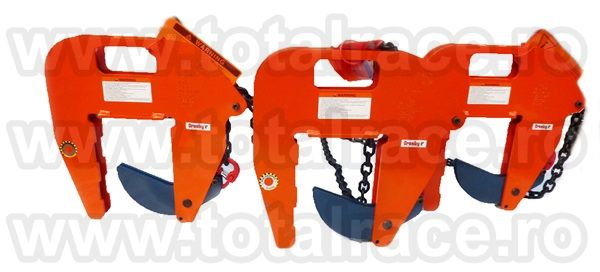 Lanturi cu 3 ramuri si clesti ridicat tuburi sisteme de canalizare