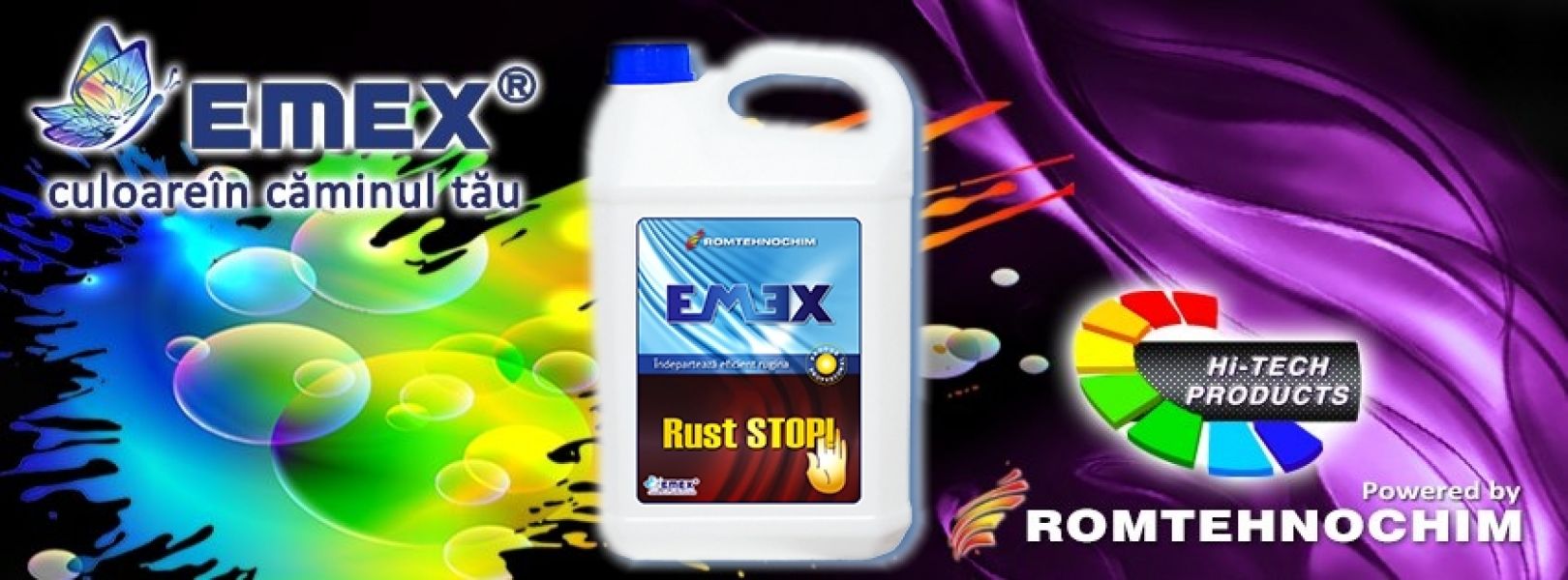 Solutie pentru Indepartarea Ruginii EMEX RUST STOP - 9 Ron/Litru