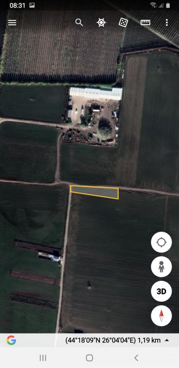 Teren INTRAVILAN cu Dubla Deschidere 107 ml, 1 DECEMBRIE-IF