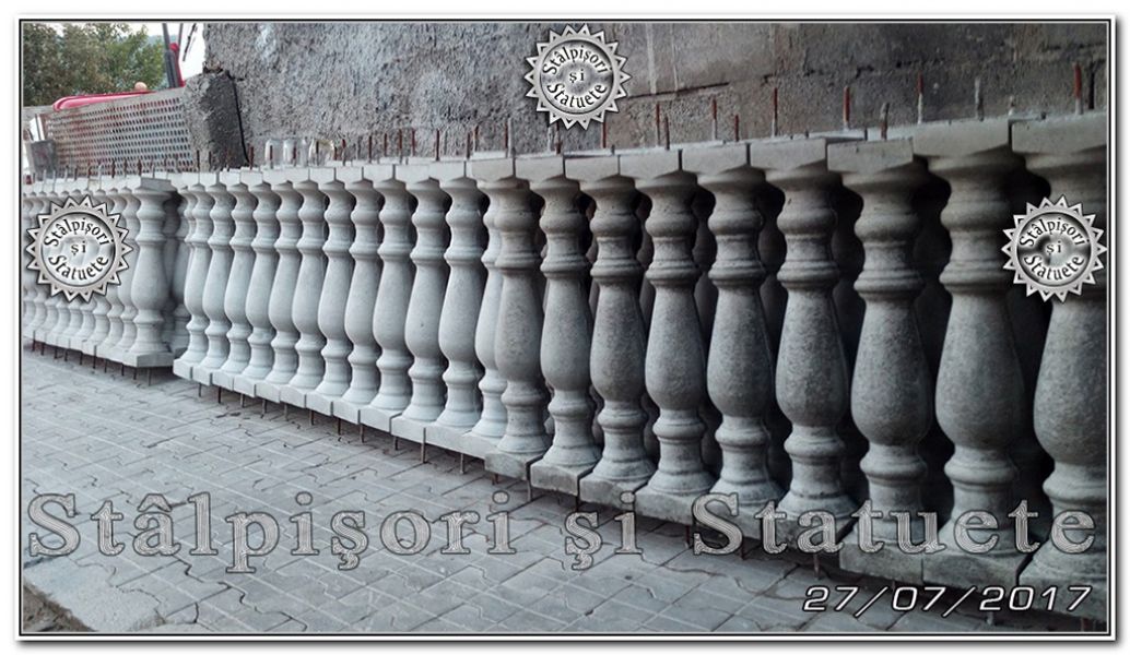 Stalpisori, balustri, din beton, model B2.