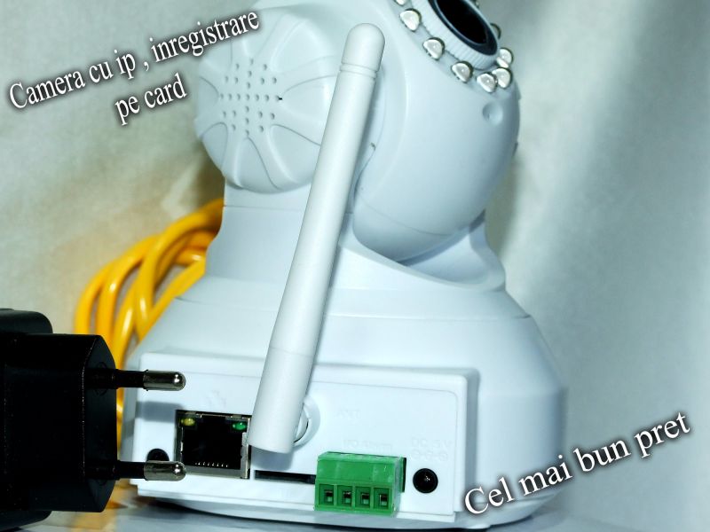 Camera supraveghere ip cu inregistrare pe card