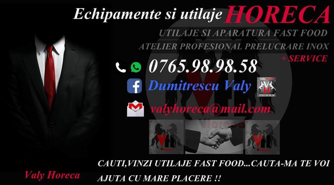 Vand-utilaje-fast-food Valy Horeca