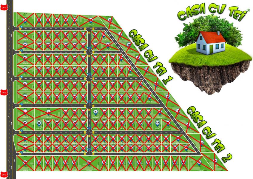 Casa cu Tei, ultimele loturi de teren, direct din DN1A
